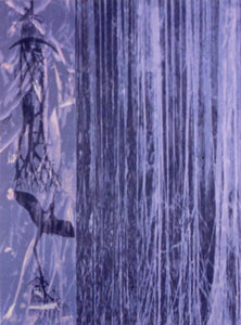 Title Forest 2Medium Digital image on rag paper  Size H120cm/ W180cm 1997