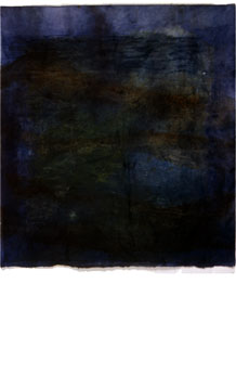 Title: Paddock landscape    Medium: Watercolour and pigment on rice paper Size: h126cm /w88cm